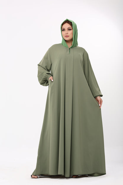 عباية كويتى ٢ جيب  منت