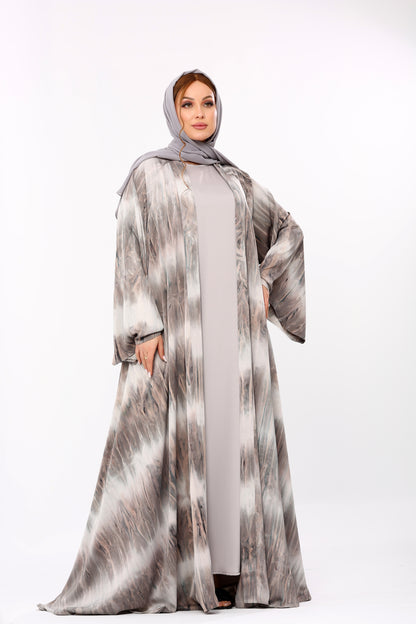 عباية دبل كلوش امواج