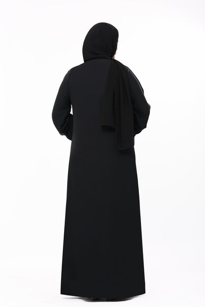 عباية حرير كلونة زراير