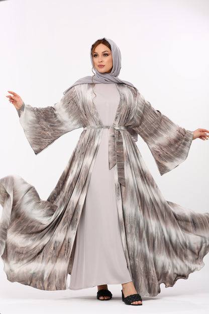 عباية دبل كلوش امواج