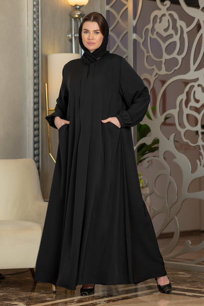 عباية كويتى ٢ جيب اسود